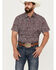 Image #1 - Rodeo Clothing Men's Paisley Print Short Sleeve Snap Western Shirt, , hi-res
