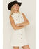 Image #2 - Wrangler Retro Women's Sleeveless Denim Dress, White, hi-res