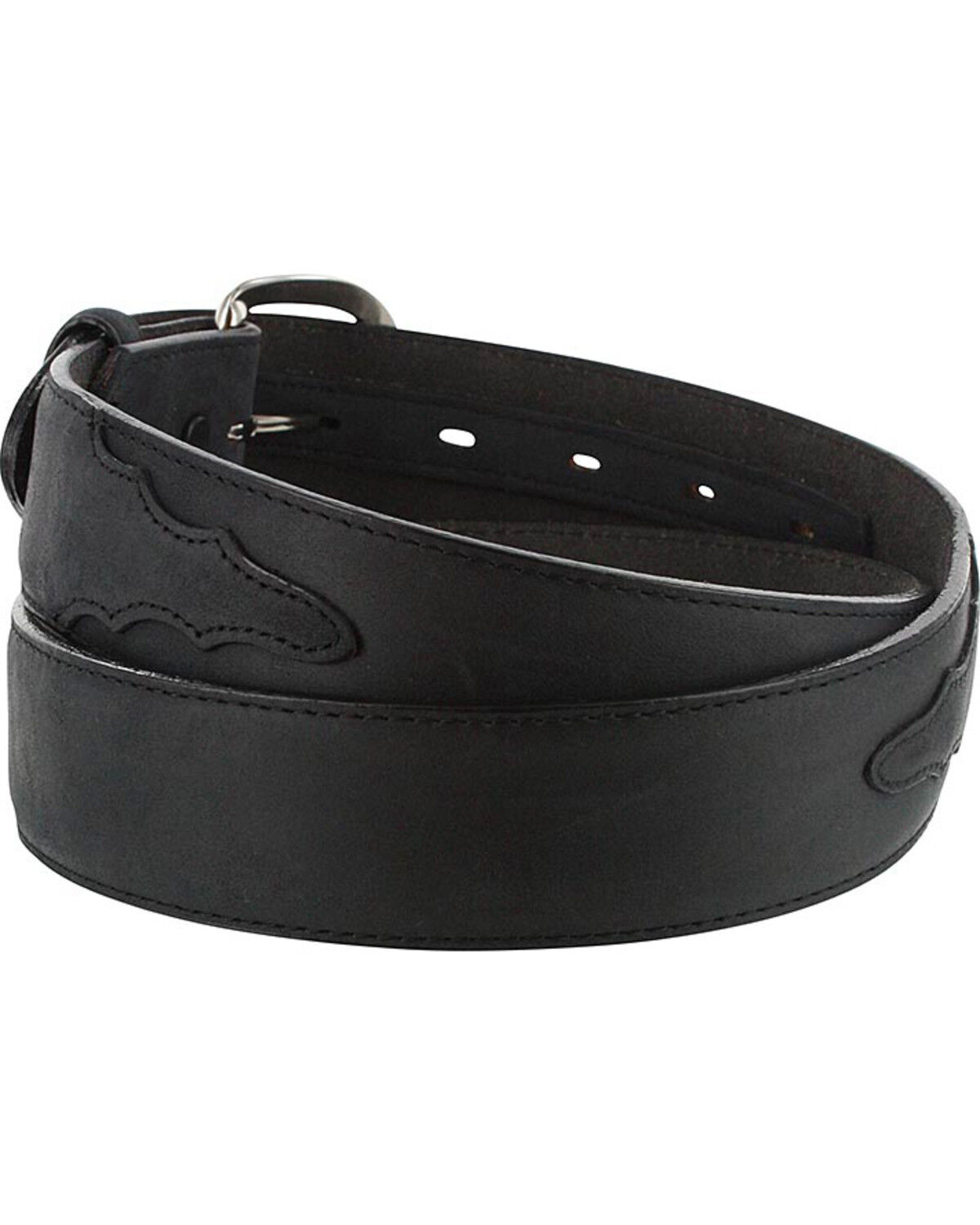 Image #4 - Justin Men's Leather Overlay Belt, , hi-res