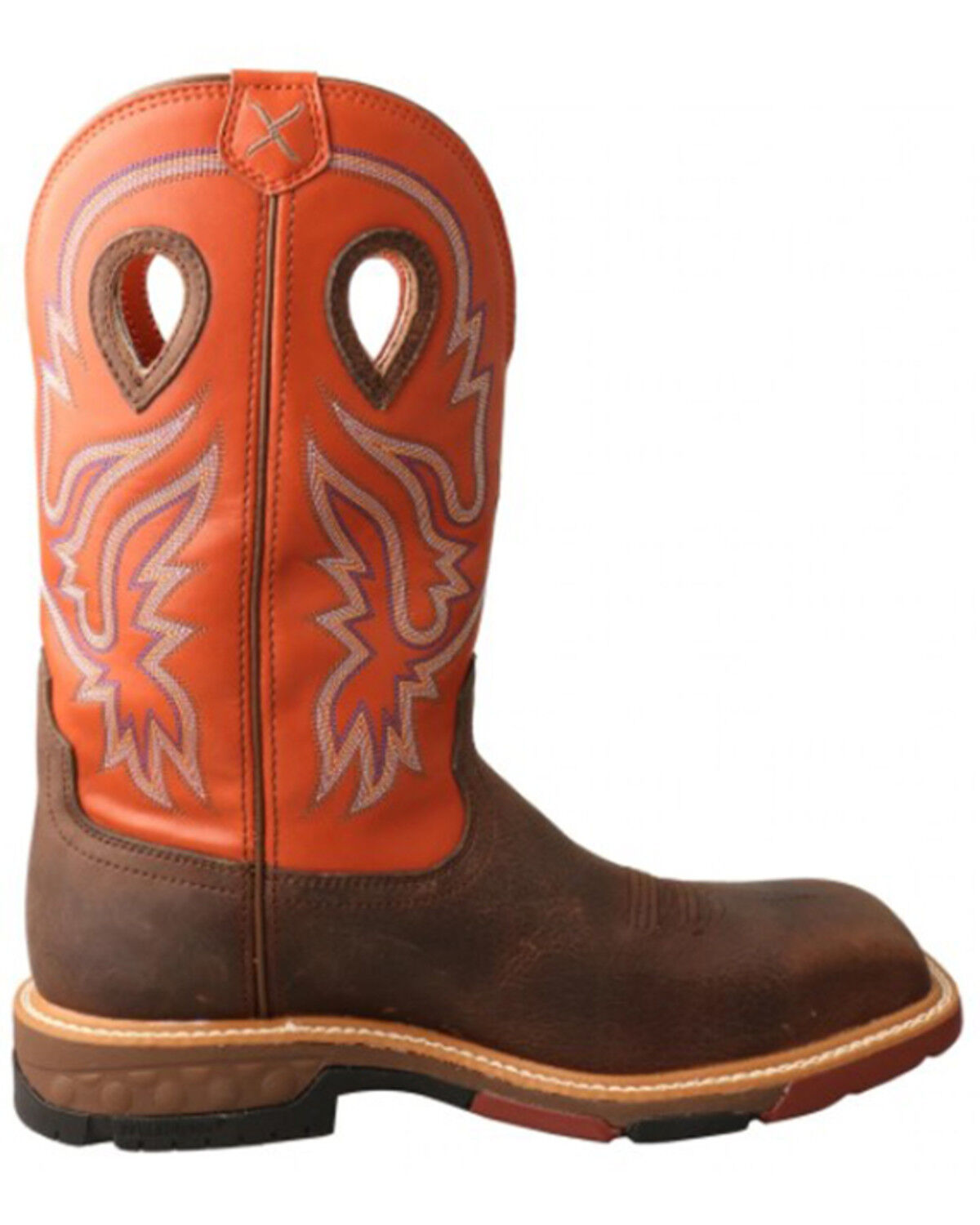 Image #2 - Twisted X Men's Waterproof Western Work Boot - Nano Composite Toe, Brown, hi-res