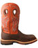 Image #2 - Twisted X Men's Waterproof Western Work Boot - Nano Composite Toe, Brown, hi-res