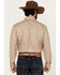 Image #4 - Blue Ranchwear Men's Harrison Geo Print Long Sleeve Snap Western Shirt, Wheat, hi-res