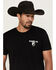 Image #3 - RANK 45® Men's Carter American Flag Short Sleeve Graphic T-Shirt, Black, hi-res