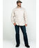 Image #6 - Hawx Men's Khaki Stretch Twill Long Sleeve Work Shirt , Beige/khaki, hi-res