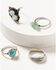 Shyanne Women's Semi-Precious Ring Set, Silver, hi-res