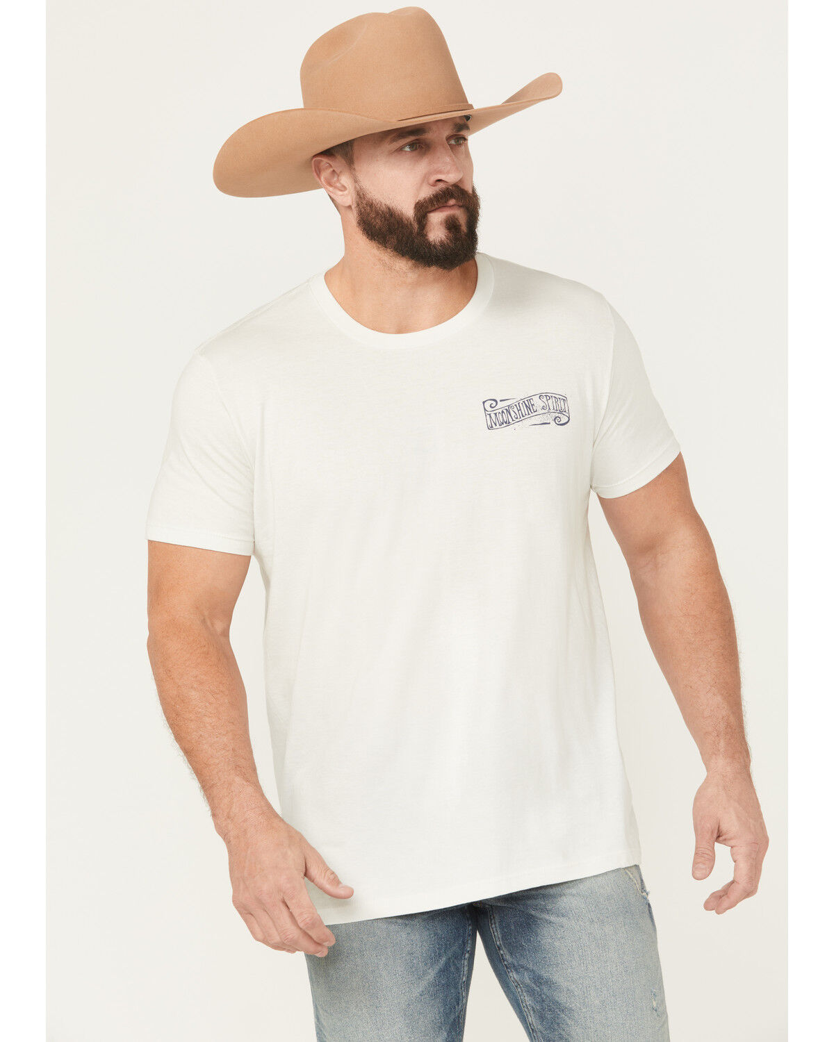 Image #2 - Moonshine Spirit Men's EL Mariachi Short Sleeve Graphic T-Shirt, Ivory, hi-res