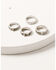 Image #1 - Shyanne Women's Sedona Sky Ring Set - 4 Piece, Silver, hi-res
