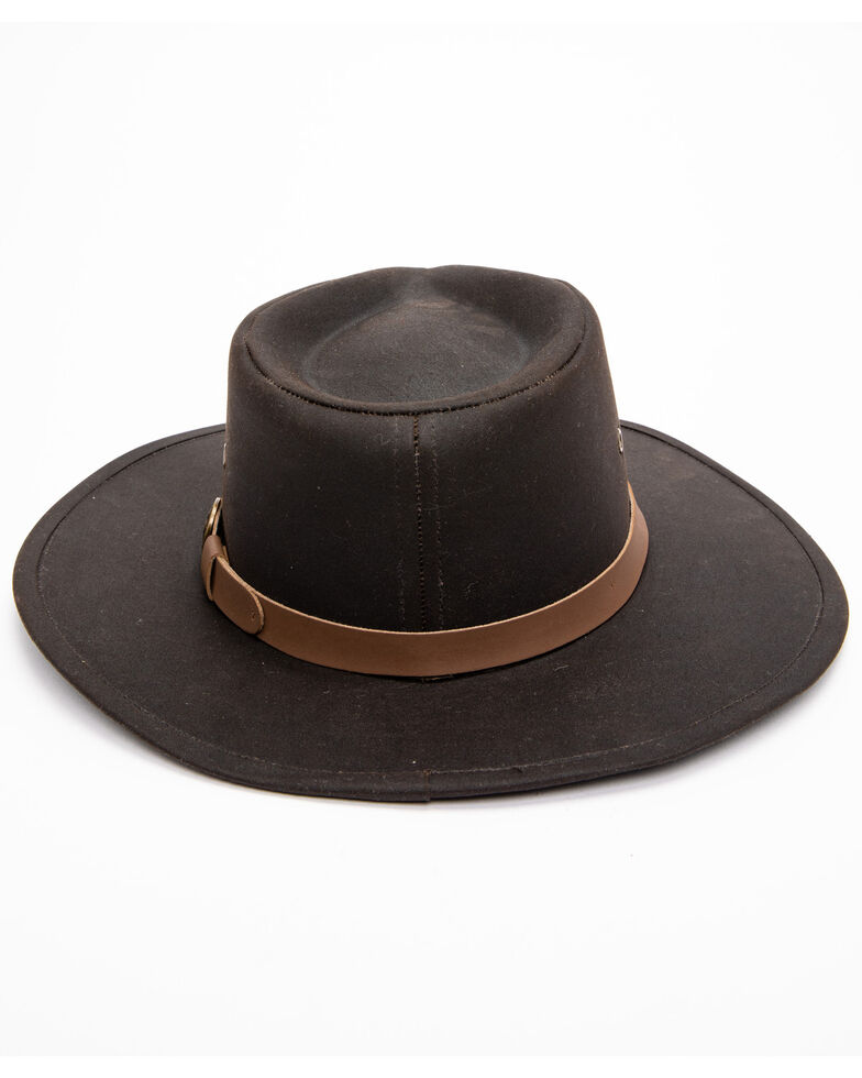 Outback Trading Co. Kodiak Oilskin Hat, Brown, hi-res