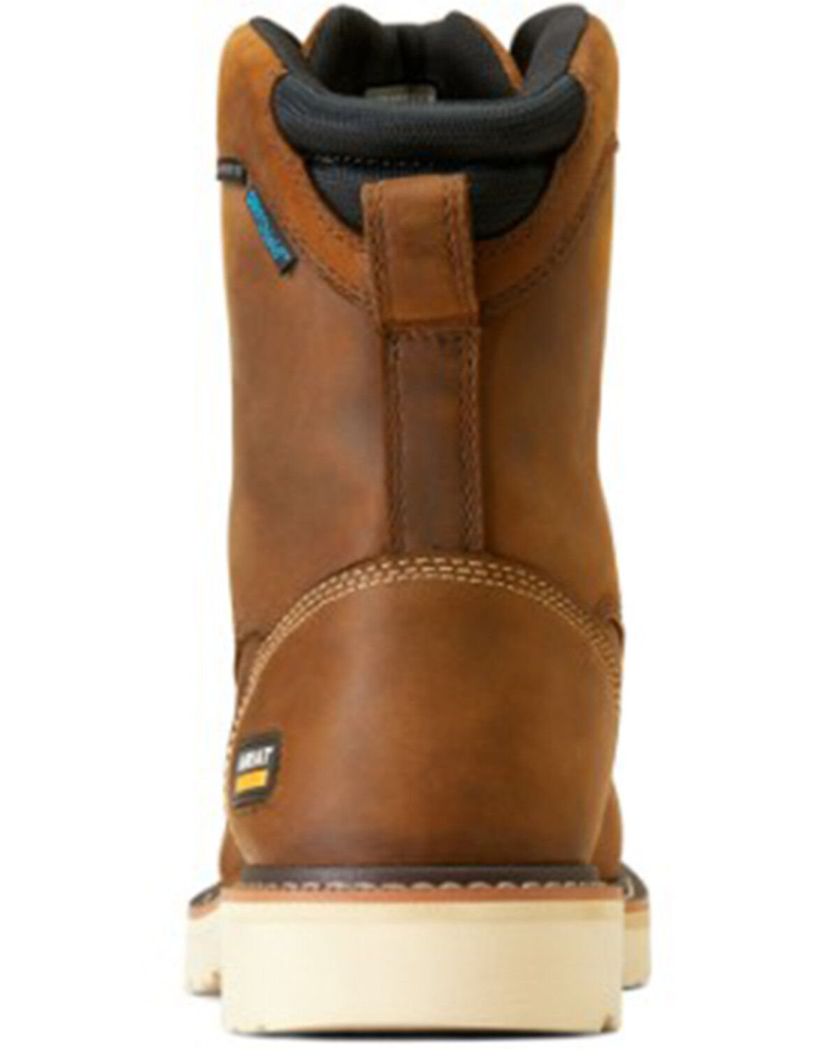 Image #3 - Ariat Men's 8" Rebar Lift Distressed Work Boots - Composite Toe, Brown, hi-res