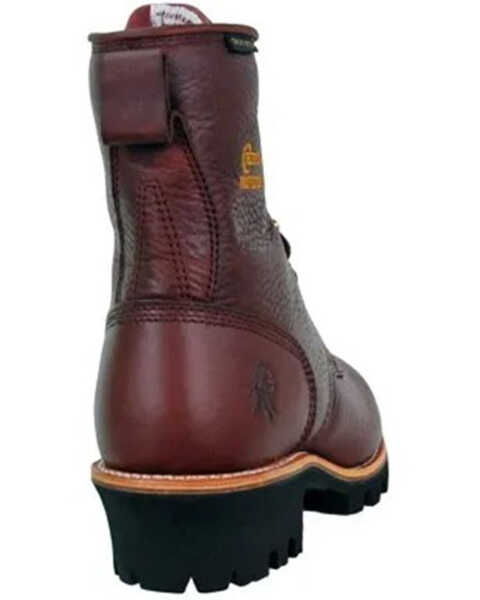 Image #10 - Chippewa Men's Waterproof Insulated 8" Logger Boots - Steel Toe, Briar, hi-res