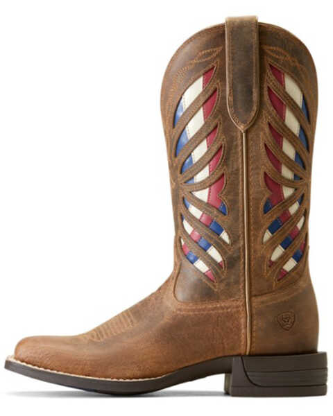 Image #2 - Ariat Women's Longview Performance Western Boots - Broad Square Toe , Brown, hi-res