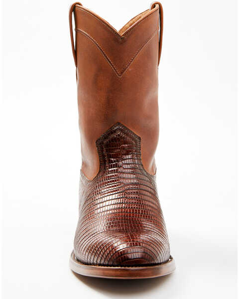 Image #4 - Cody James Black 1978® Men's Carmen Exotic Teju Lizard Roper Boots - Medium Toe , Cognac, hi-res