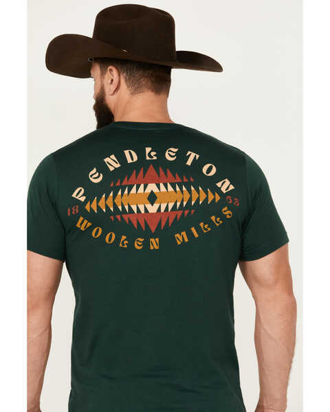 Image #4 - Pendleton Men's Tye River Short Sleeve T-Shirt, Forest Green, hi-res