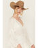 Image #3 - Free People Women's Tamasi Ruffle Hem Long Sleeve Mini Dress , Ivory, hi-res