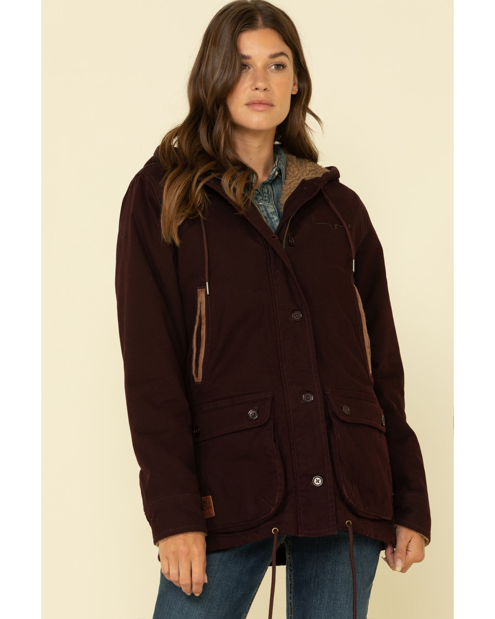 Kimes Ranch Women s Black Cherry All Weather Anorak Sheplers
