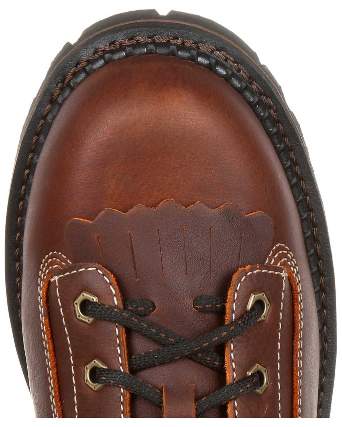 Image #6 - Georgia Boot Men's Amp LT Waterproof Logger Boots - Round Toe, Brown, hi-res