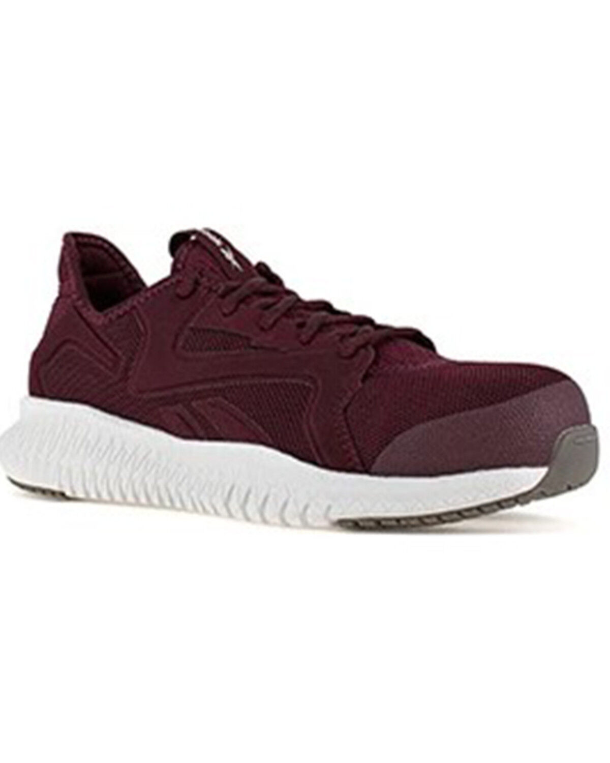 Image #1 - Reebok Women's Flexagon 3.0 Athletic Work Sneakers - Composite Toe, Burgundy, hi-res