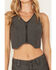 Image #3 - Idyllwind Women's Annex Herringbone Vest , Black, hi-res
