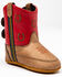 Image #1 - Cody James Infant Boys' Horseshoe Poppet Western Boots, Red, hi-res