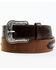 Image #1 - Cody James Men's Praying Cowboy Concho Belt, Brown, hi-res