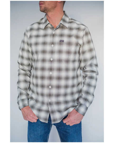 Kimes Ranch Men's Loden Nogalas Plaid Long Sleeve Button Down Western Shirt , Green, hi-res