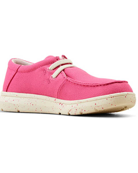 Ariat Girls' Hilo Casual Shoes - Moc Toe , Pink, hi-res