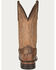 Image #4 - Circle G Men's Orix Caiman Patchwork Western Boots - Broad Square Toe, Tan, hi-res