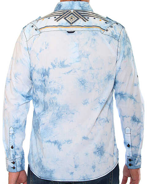 Image #3 - Austin Season Men's Long Sleeve Embroidered Button Long Sleeve Western Shirt, , hi-res