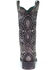 Corral Women's Inlay Western Boots - Square Toe, Black, hi-res