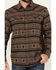Image #3 - Moonshine Spirit Men's Deer Valley Southwestern Striped Long Sleeve Snap Western Shirt, Black, hi-res