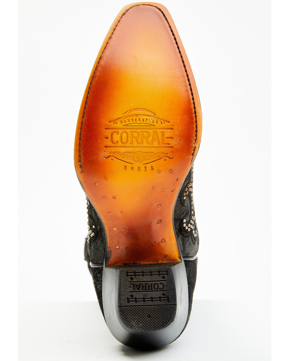 Image #7 - Corral Women's Crystal Embroidered Western Boots - Snip Toe, Black, hi-res
