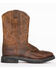 Image #4 - Cody James Men's Mustang Western Work Boots - Soft Toe, Brown, hi-res