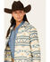 Image #2 - Outback Trading Co Women's Hazel Southwestern Print Long Sleeve Snap Western Shirt, Tan, hi-res