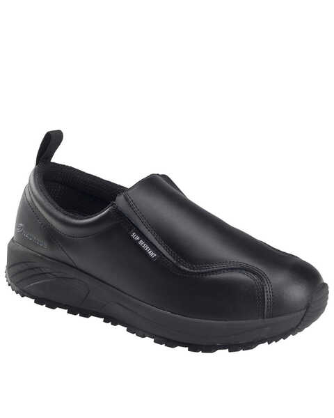 Image #1 - Nautilus Women's Skidbuster Work Shoes - Soft Toe, Black, hi-res