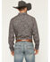 Image #4 - Cody James Men's Howdy Haven Floral Print Long Sleeve Snap Western Shirt, Blue, hi-res