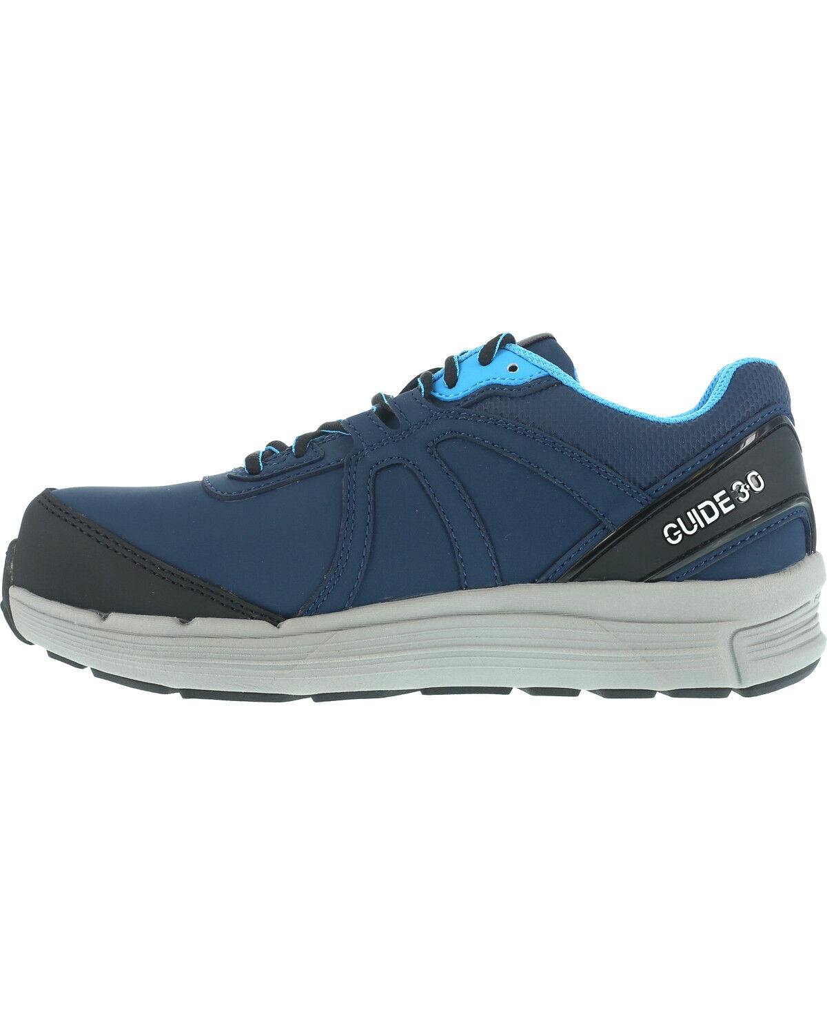 Image #4 - Reebok Women's Guide Athletic Oxford Work Shoes - Steel Toe, Navy, hi-res