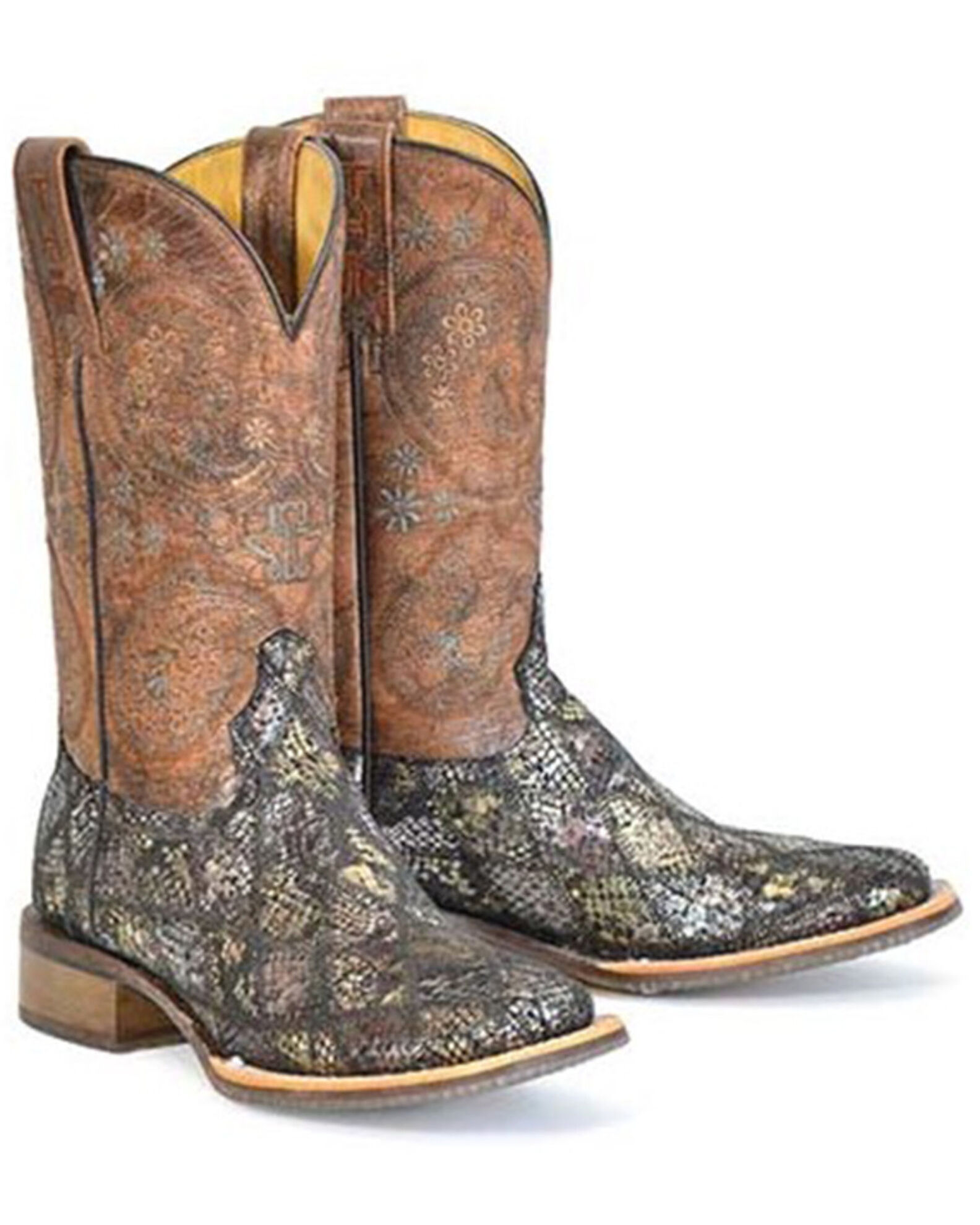Paisley print boots clearance