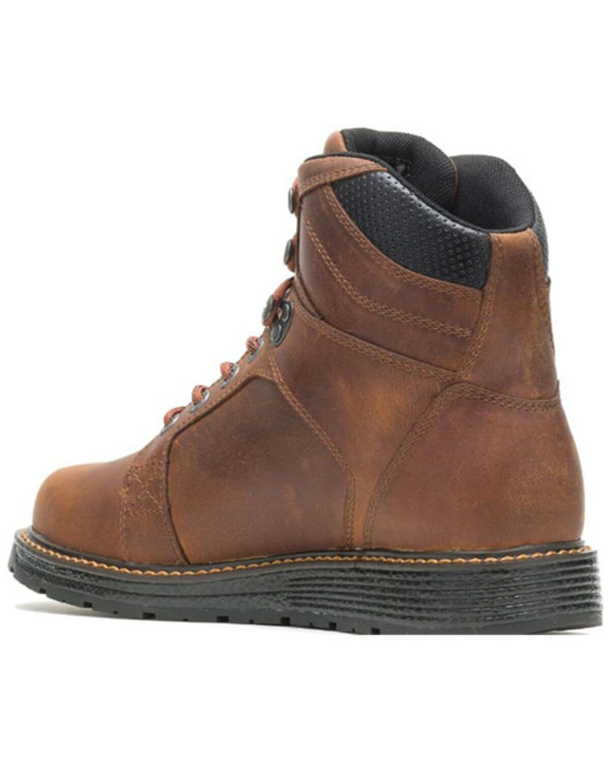 Image #3 - Wolverine Men's Brown Hellcat Waterproof Work Boots - Soft Toe, Brown, hi-res