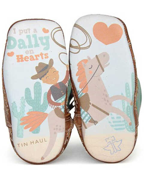 Image #2 - Tin Haul Infant Boys' I Am In Stitches Western Boots - Broad Square Toe, Brown, hi-res