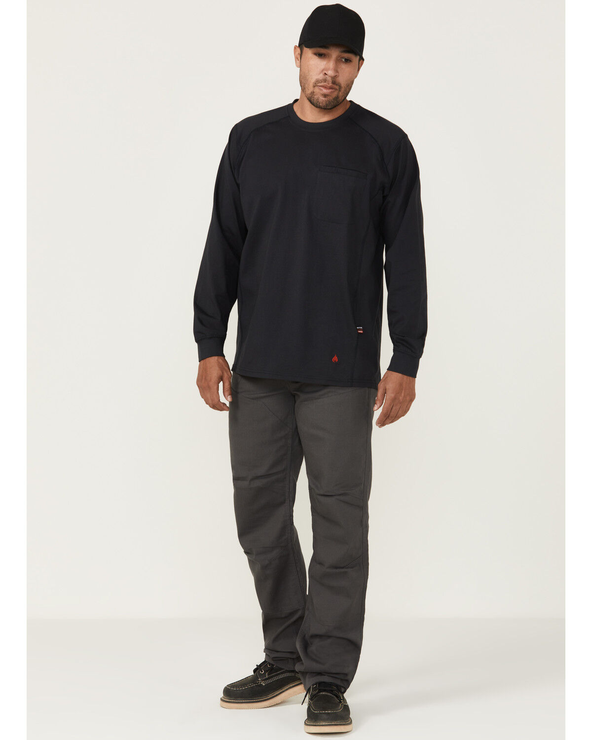 Image #1 - Hawx Men's FR Double Front Ripstop Pants, Charcoal, hi-res