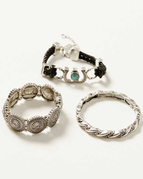 Image #1 - Idyllwind Women's Odessa Bracelet Set - 3 Piece, Silver, hi-res