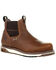 Image #1 - Georgia Boot Men's Waterproof Chelsea Work Boots - Soft Toe, Brown, hi-res