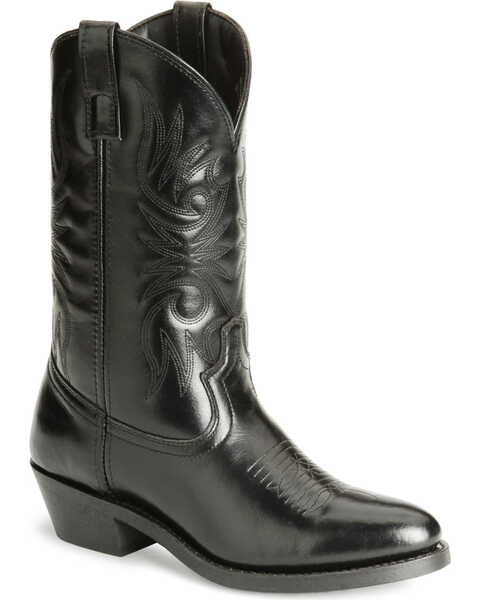 Laredo Men's Western Work Boots - Medium Toe, Black, hi-res