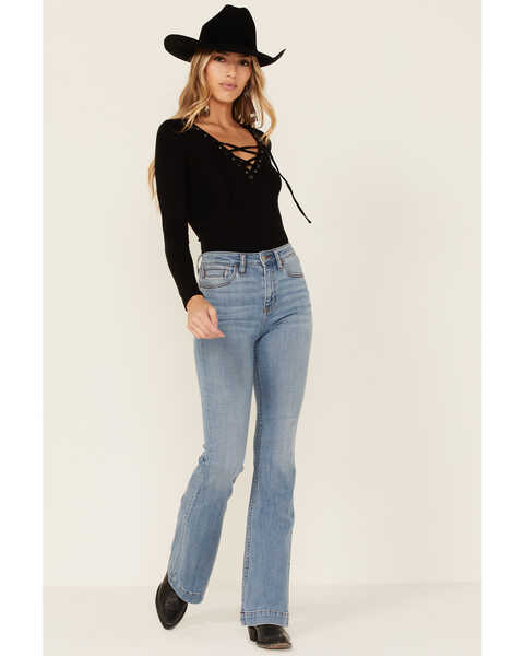 Image #1 - Idyllwind Women's Eclipse Super High Rise Outlaw Flare Jeans, , hi-res