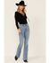 Image #1 - Idyllwind Women's Eclipse Super High Rise Outlaw Flare Jeans, , hi-res