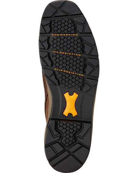 Image #3 - Ariat Men's Mastergrip 8" Waterproof Work Boots - Composite Toe, Brown, hi-res