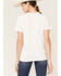 Image #4 - Wrangler Women's Boot Barn Exclusive These Boots Scoot & Boogie Short Sleeve Graphic Tee, Ivory, hi-res