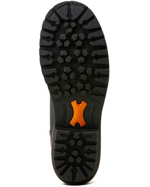 Image #5 - Ariat Men's 8" Logger Shock Shield Waterproof Work Boots - Soft Toe , Black, hi-res