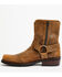 Image #3 - Frye Women's Jeremy Harness Inside Zip Ankle Boots - Square Toe, Chocolate, hi-res