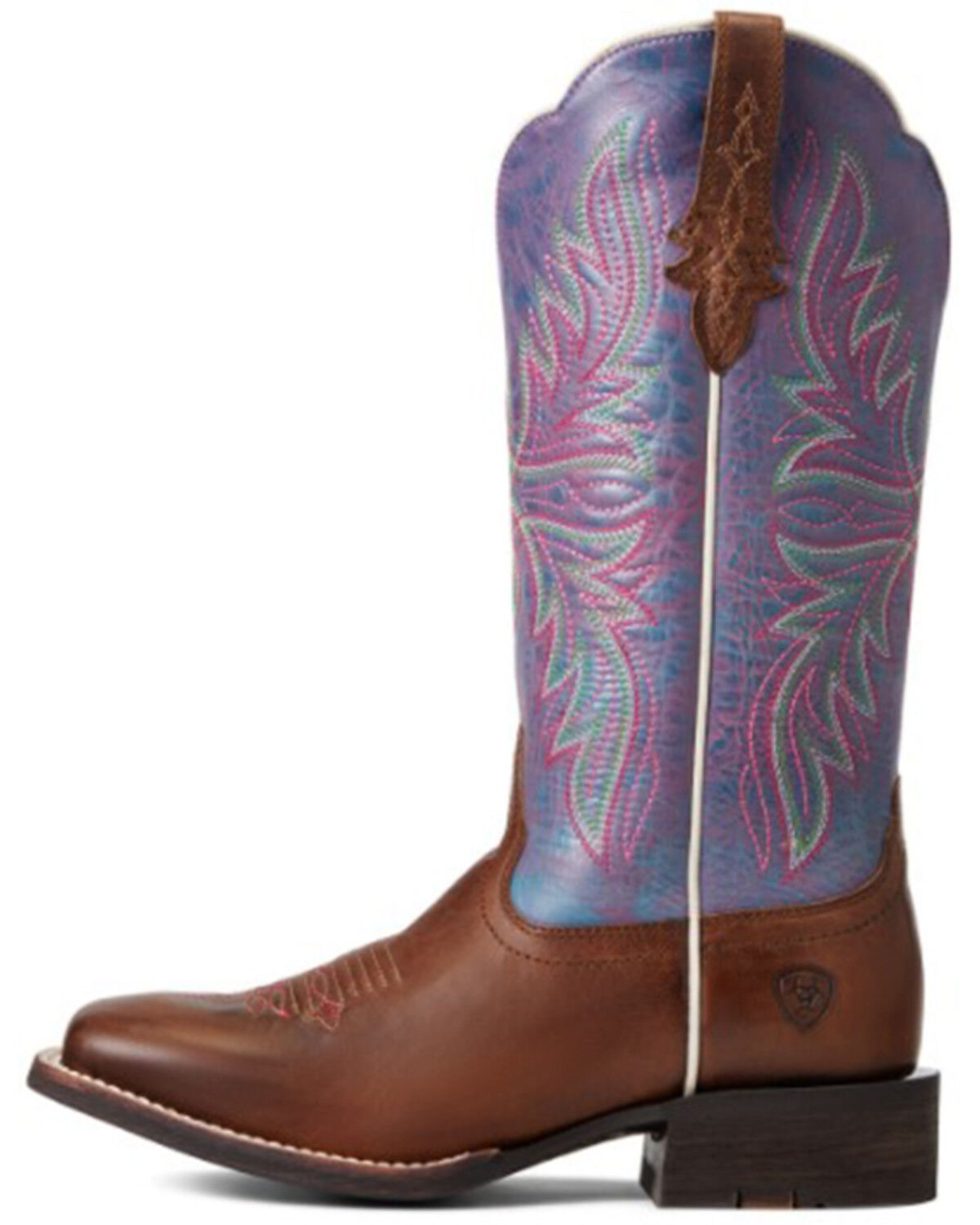 Image #2 - Ariat Women's Circuit Luna Western Boots - Broad Square Toe, Brown, hi-res